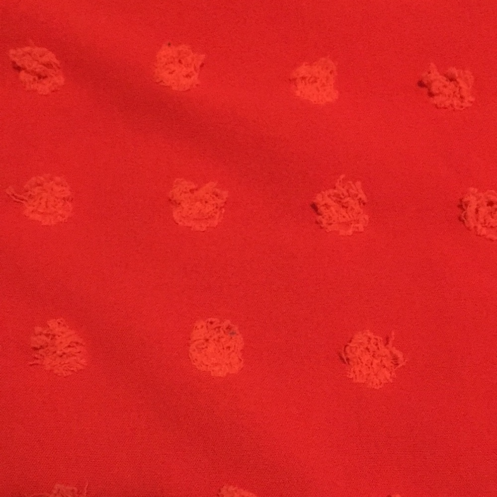 4/$20 red blouse with red polka dots - Picture 5 of 5